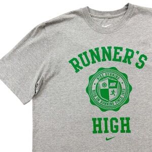 NWT Nike Gray Runner's High T-Shirt